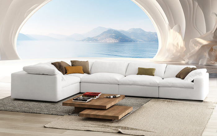 5 PIECES MËLO MODULAR CUSTOMIZABLE SECTIONAL