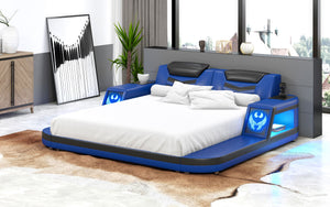 Maeve Modern Leather Bed