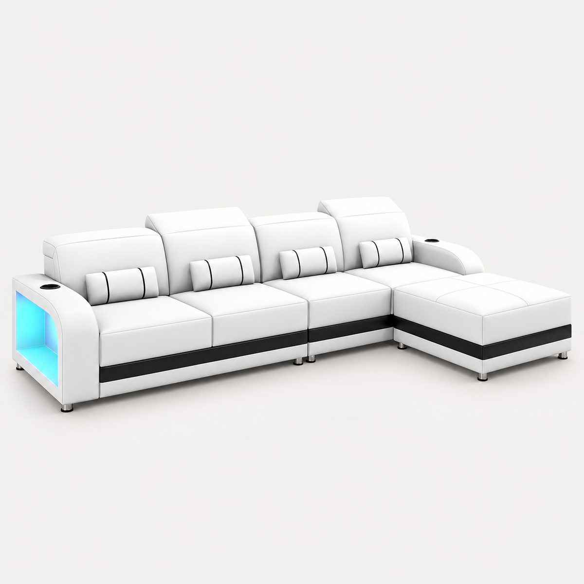 Ronan Mini Modern Sectional with Chaise