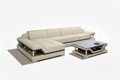 Maximum clarity beige sectional