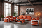 Modia Leather Sofa Set