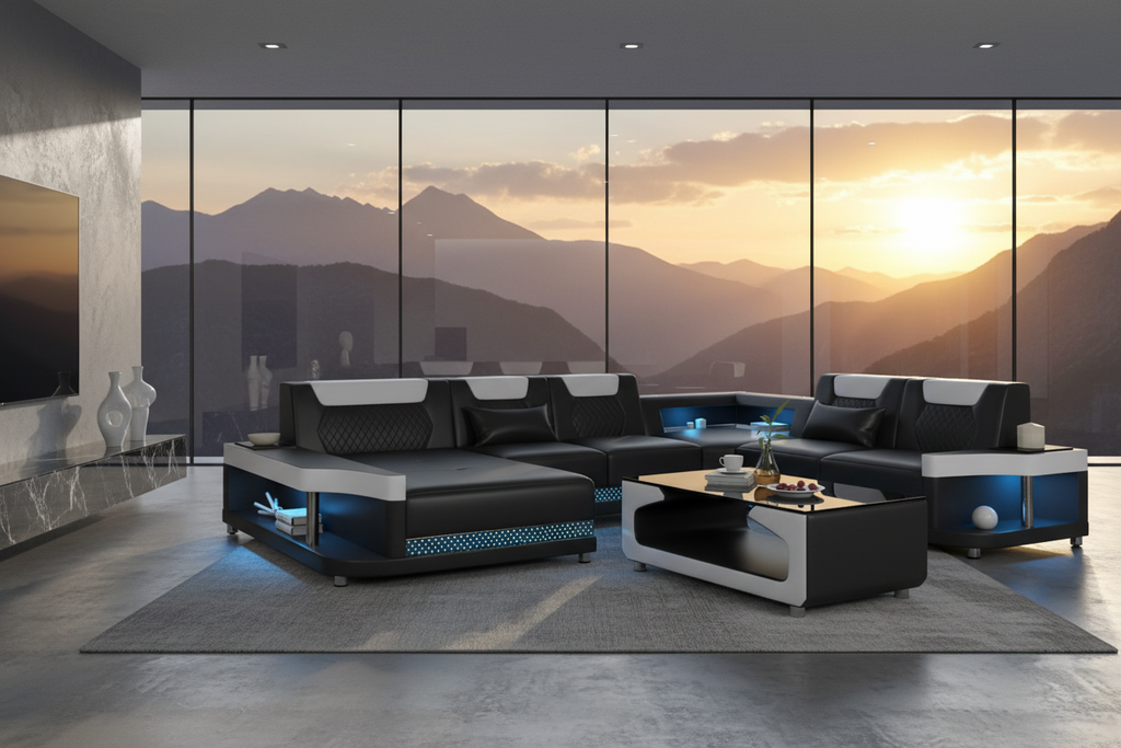 NEXA U-Shape Sectional - Mountain View Mansion