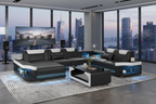 NEXA U-Shape Sectional Sofa - Luxury Penthouse