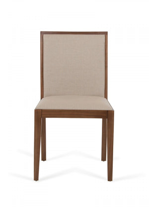 Calerm Modern Tobacco & Beige Desk Chair