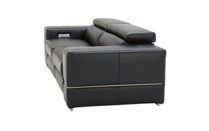 Yily Leather Modern Recliner Living Room Set