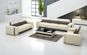 Silian Modern Leather Sofa Set