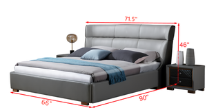 Fina Leather Bed