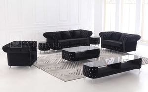 Lenmus Tufted Sofa Set