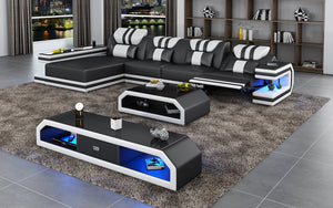 Maximus Modern Recliner Sectional With Mood Light | Futuristic Furniture