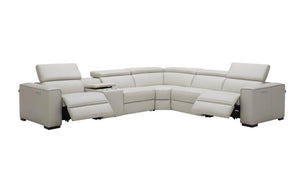 Fabric Birt Sectional Sofa With Recliners