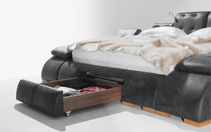 Maysun All in One Smart Bed With Massage Lounge Chaise