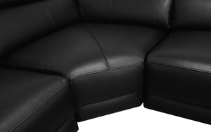 Violla Modern Leather Sectional with Recliner