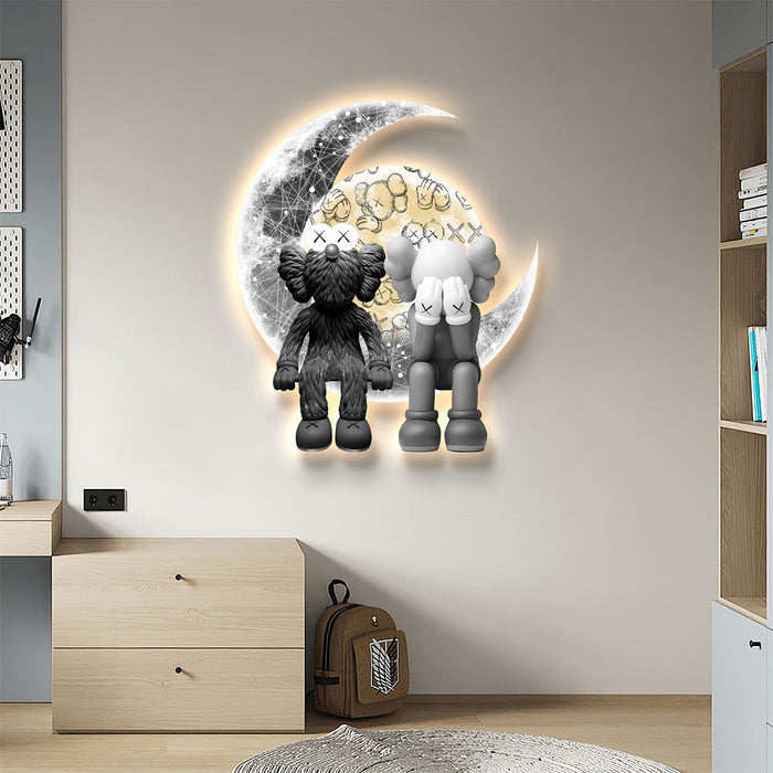 Futuristic Wall Art Hypebeast Kaws