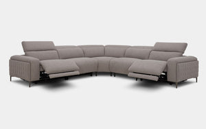 Aiza Modern Sectional with Recliner