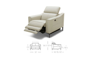 Carina Recliner Sofa Set With Adjustable Headrest