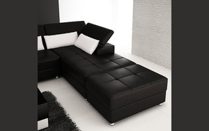 Erial Modern Leather Sectional