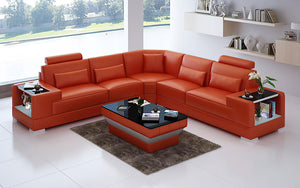 Giana Modern Leather Sectional