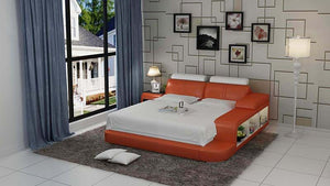 Queen Size Leather Bed