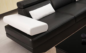 Merdell Modern U-Shape Leather Sectional