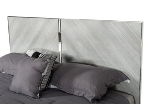 Louisa Italian Modern Grey Bedroom Set