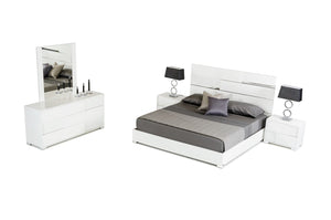 Anderm Italian Modern White Bedroom Set