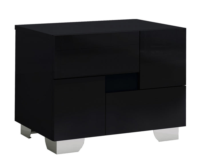 Auburn Black Nightstand