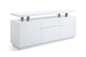 White Buffet Table