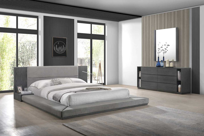 Jabi Modern Grey Bedroom Set