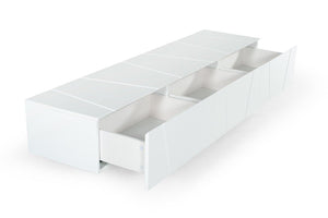 Modrest Blossom Modern White TV Stand