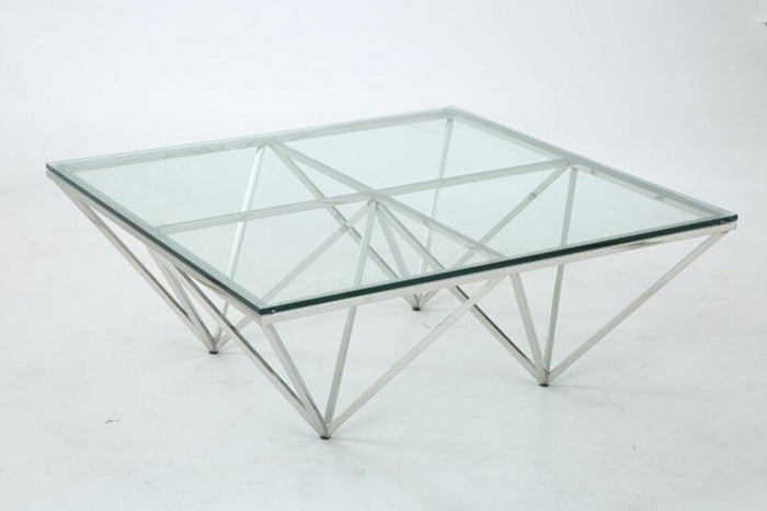 Nop Contemporary Glass Coffee Table