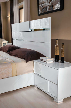 Anderm Italian Modern White Bedroom Set