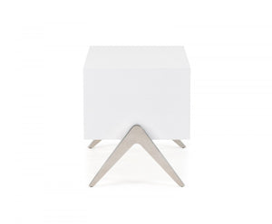 Cath Modern White Nightstand