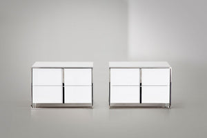 Apede Modern White Bedroom Set