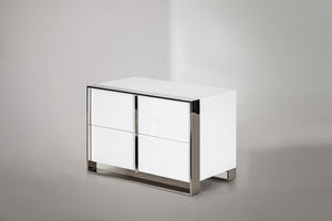 Apede Modern White Bedroom Set